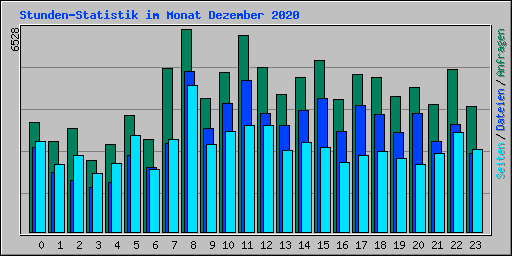 Stunden-Statistik im Monat Dezember 2020