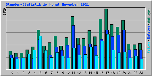 Stunden-Statistik im Monat November 2021
