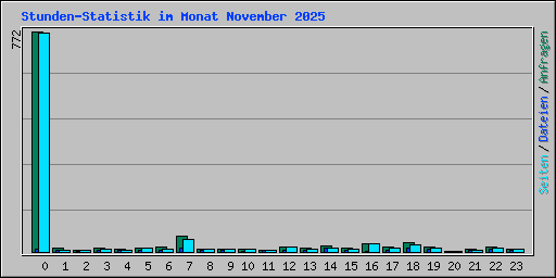 Stunden-Statistik im Monat November 2025